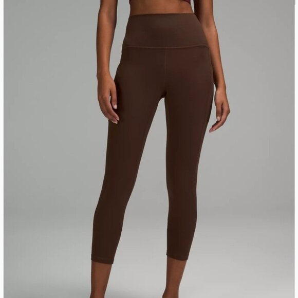 Nwt lululemon align leggings 25” with pockets Java - Picture 2 of 12